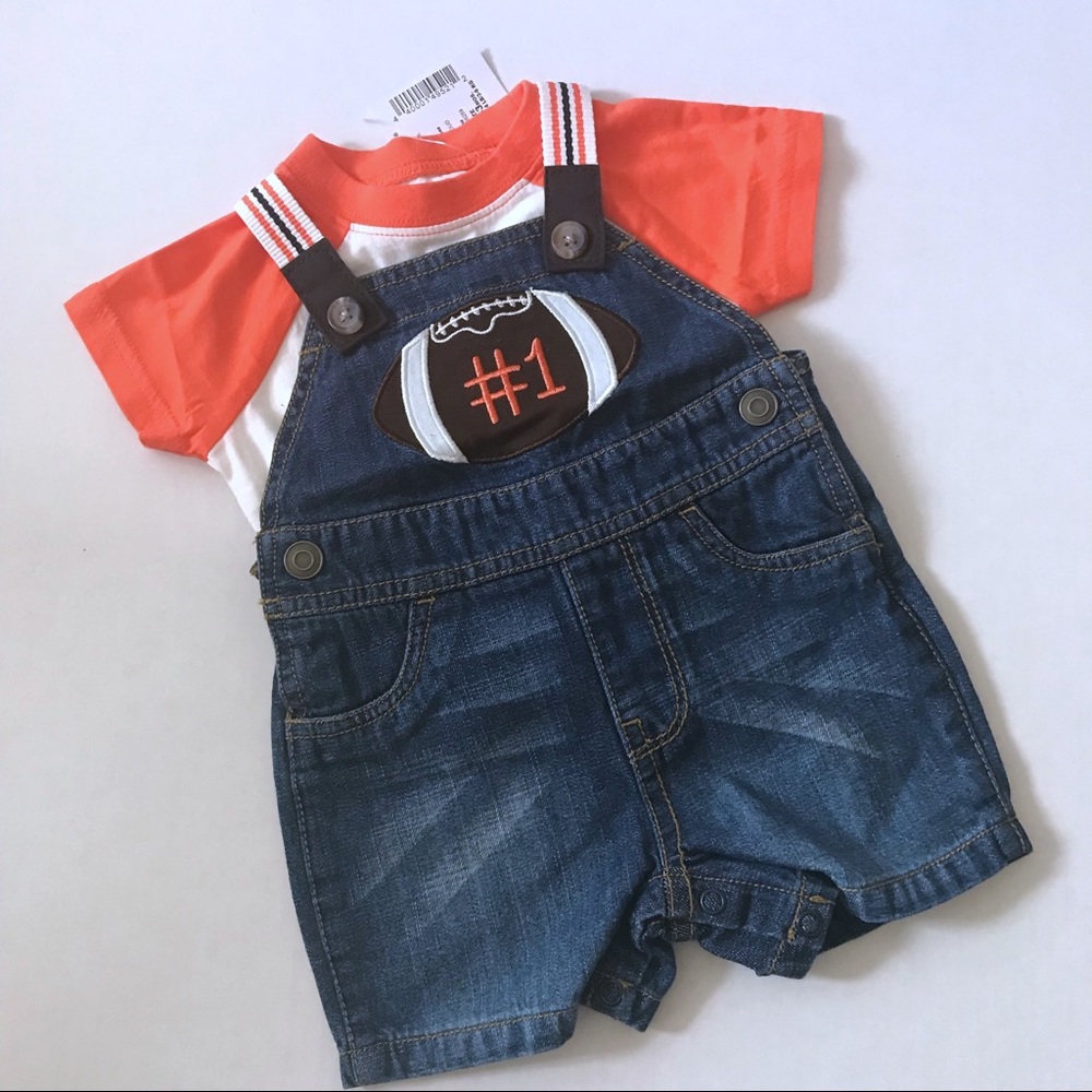 2-Piece Football Set NWT 0-3M The Children’s Place - Picture 1 of 8